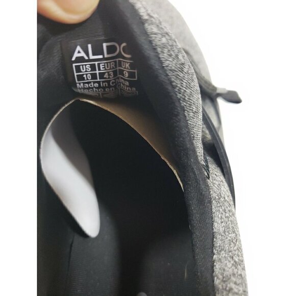 Aldo ~Men\'s Size 10~ Gray/Black Shoes. main image 2